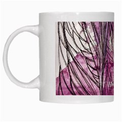 Burgundy Edit White Mugs