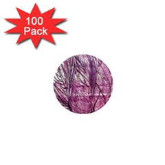 Burgundy Edit 1  Mini Magnets (100 pack) 