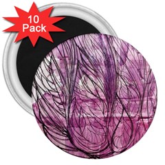 Burgundy Edit 3  Magnets (10 pack) 