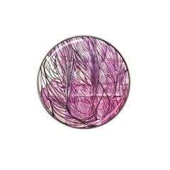 Burgundy Edit Hat Clip Ball Marker