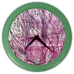 Burgundy Edit Color Wall Clock