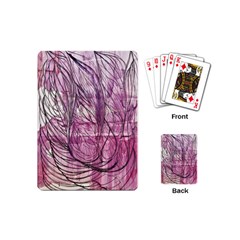 Burgundy Edit Playing Cards Single Design (Mini)