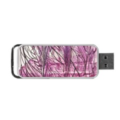 Burgundy Edit Portable USB Flash (Two Sides)