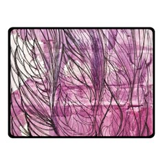 Burgundy Edit Double Sided Fleece Blanket (Small) 