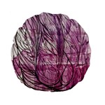 Burgundy Edit Standard 15  Premium Flano Round Cushions Back