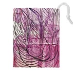 Burgundy Edit Drawstring Pouch (5XL) Front