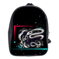 Snakeart School Bag (large) by Sparkle