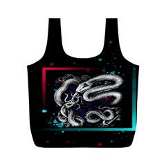 Snakeart Full Print Recycle Bag (m) by Sparkle