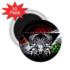 Skullart 2 25  Magnets (10 Pack)  by Sparkle