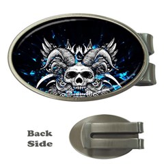 Skullart Money Clips (oval)  by Sparkle