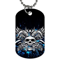 Skullart Dog Tag (one Side) by Sparkle