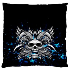 Skullart Standard Flano Cushion Case (one Side) by Sparkle