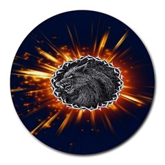 Beast Round Mousepads by Sparkle