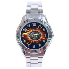 Beast Stainless Steel Analogue Watch