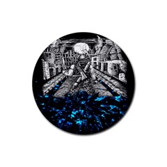 Movie Rubber Round Coaster (4 Pack)  by Sparkle