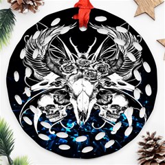 Skullart Ornament (round Filigree) by Sparkle