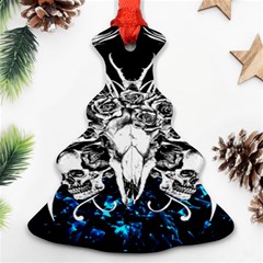 Skullart Ornament (christmas Tree)  by Sparkle