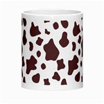 Brown cow spots pattern, animal fur print Morph Mugs Center