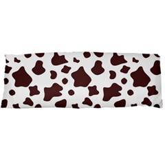 Brown Cow Spots Pattern, Animal Fur Print Body Pillow Case Dakimakura (two Sides) by Casemiro