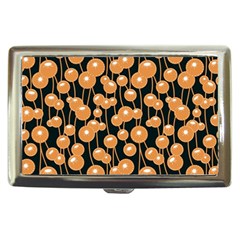 Orange Dandelions On A Dark Background Cigarette Money Case by SychEva