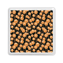 Orange Dandelions On A Dark Background Memory Card Reader (square) by SychEva