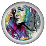 Rex Wall Clock (Silver) Front