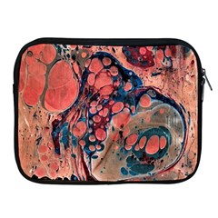 Abstract Marbling Apple Ipad 2/3/4 Zipper Cases by kaleidomarblingart