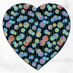 Multi-colored Circles Jigsaw Puzzle (Heart)