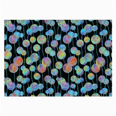 Multi-colored Circles Large Glasses Cloth (2 Sides) by SychEva