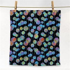 Multi-colored Circles Face Towel by SychEva