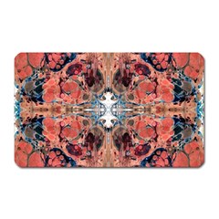 Abstract Marbled Patterns Magnet (rectangular) by kaleidomarblingart