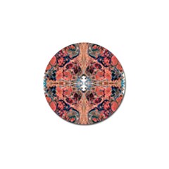 Abstract Marbled Patterns Golf Ball Marker (4 Pack) by kaleidomarblingart