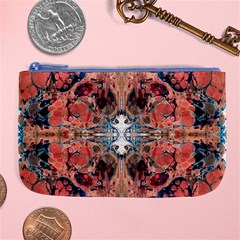 Abstract Marbled Patterns Large Coin Purse by kaleidomarblingart