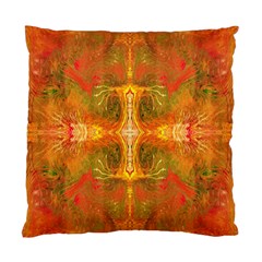 Red Flames Standard Cushion Case (two Sides) by kaleidomarblingart