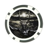 Creepy Mythological Artwork Collage Poker Chip Card Guard (10 pack) Front