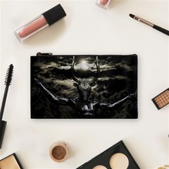 Creepy Mythological Artwork Collage Cosmetic Bag (small) by dflcprintsclothing