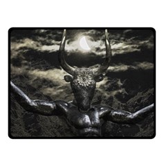 Creepy Mythological Artwork Collage Fleece Blanket (small)