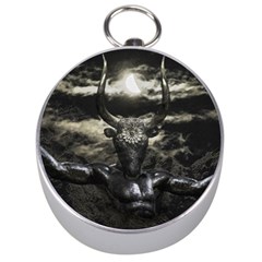 Creepy Mythological Artwork Collage Silver Compasses by dflcprintsclothing