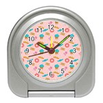 Funny Sweets With Teeth Travel Alarm Clock Front