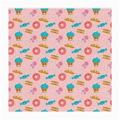 Funny Sweets With Teeth Medium Glasses Cloth (2 Sides) by SychEva