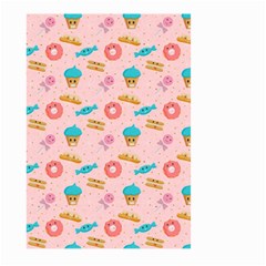 Funny Sweets With Teeth Large Garden Flag (two Sides) by SychEva