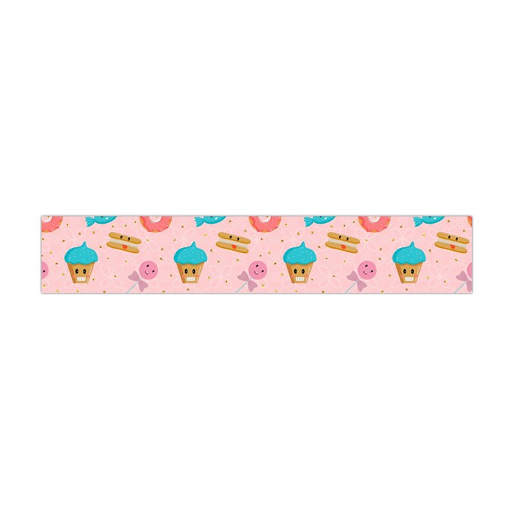 Funny Sweets With Teeth Flano Scarf (Mini)