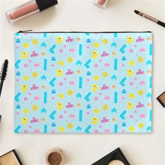 Arcade Dreams Blue  Cosmetic Bag (xl) by thePastelAbomination