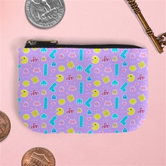 Arcade Dreams Lilac Mini Coin Purse by thePastelAbomination