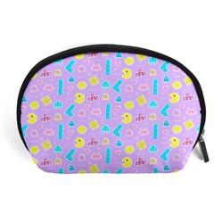 Arcade Dreams Lilac Accessory Pouch (large) by thePastelAbomination