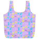 Arcade Dreams Lilac Full Print Recycle Bag (XXXL) Front