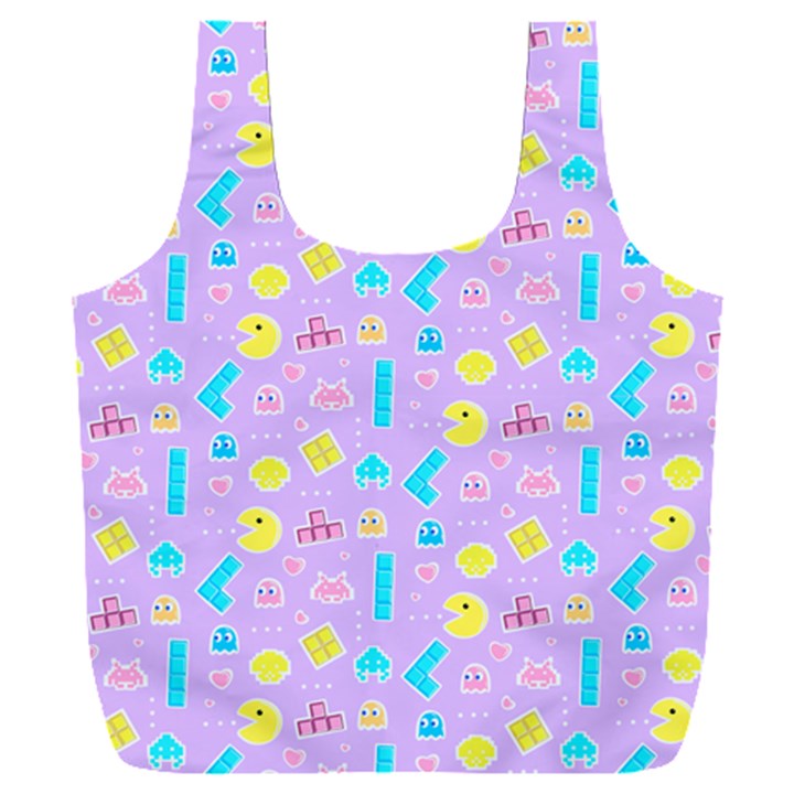 Arcade Dreams Lilac Full Print Recycle Bag (XXXL)