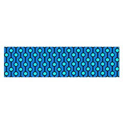 Blue Circles On A Dark Blue Background Satin Scarf (oblong) by SychEva