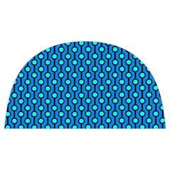 Blue Circles On A Dark Blue Background Anti Scalding Pot Cap by SychEva