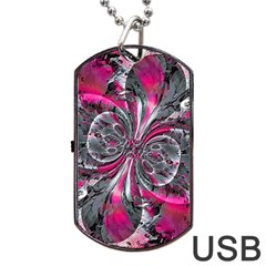 Mixed Signals Dog Tag Usb Flash (one Side) by MRNStudios